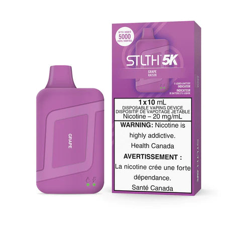 STLTH BOX 5K DISPOSABLE - GRAPE - Smoke FX