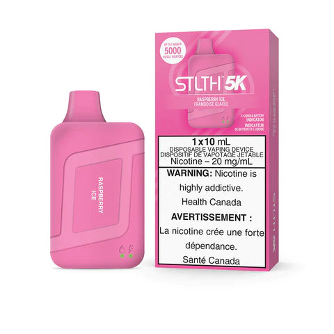 STLTH BOX 5K DISPOSABLE - RASPBERRY ICE - Smoke FX