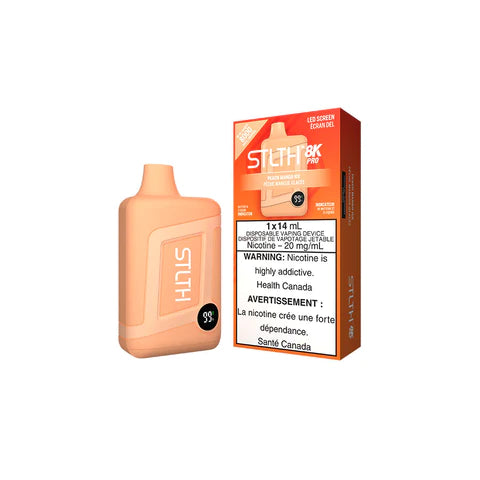 STLTH BOX 8K PRO DISPOSABLE - PEACH MANGO ICE - Smoke FX