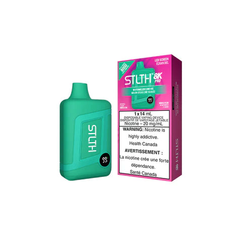 STLTH BOX 8K PRO DISPOSABLE - WATERMELON LIME ICE - Smoke FX