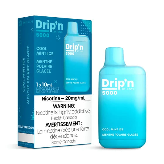 Drip'n by Envi 5000 Disposable - Cool Mint Ice 20MG - Smoke FX
