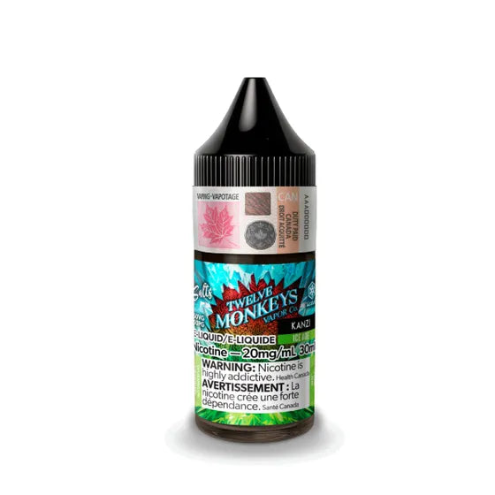 Twelve Monkeys: Ice Age Salts Kanzi Iced (30mL) - Smoke FX