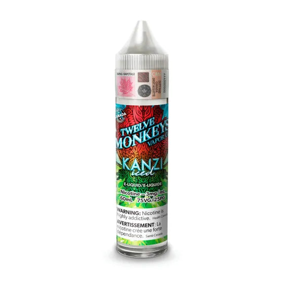 Twelve Monkeys: Ice Age Kanzi Iced (60mL) - Smoke FX
