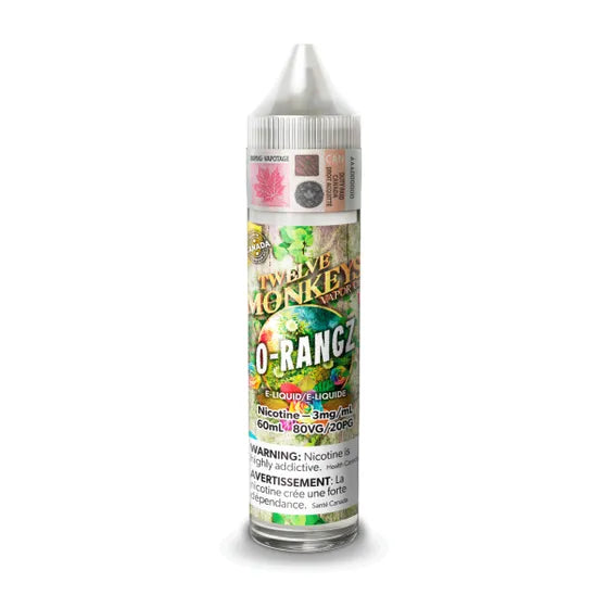 Twelve Monkeys: O-RangZ (60mL) - Smoke FX