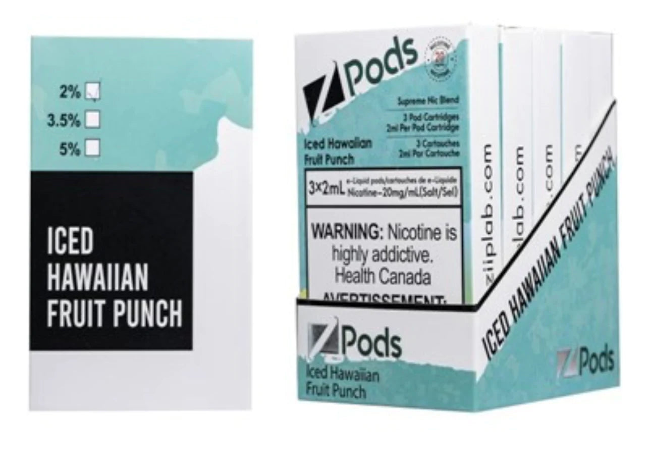 Z PODS Iced Hawaiian Fruit Punch - Smoke FX