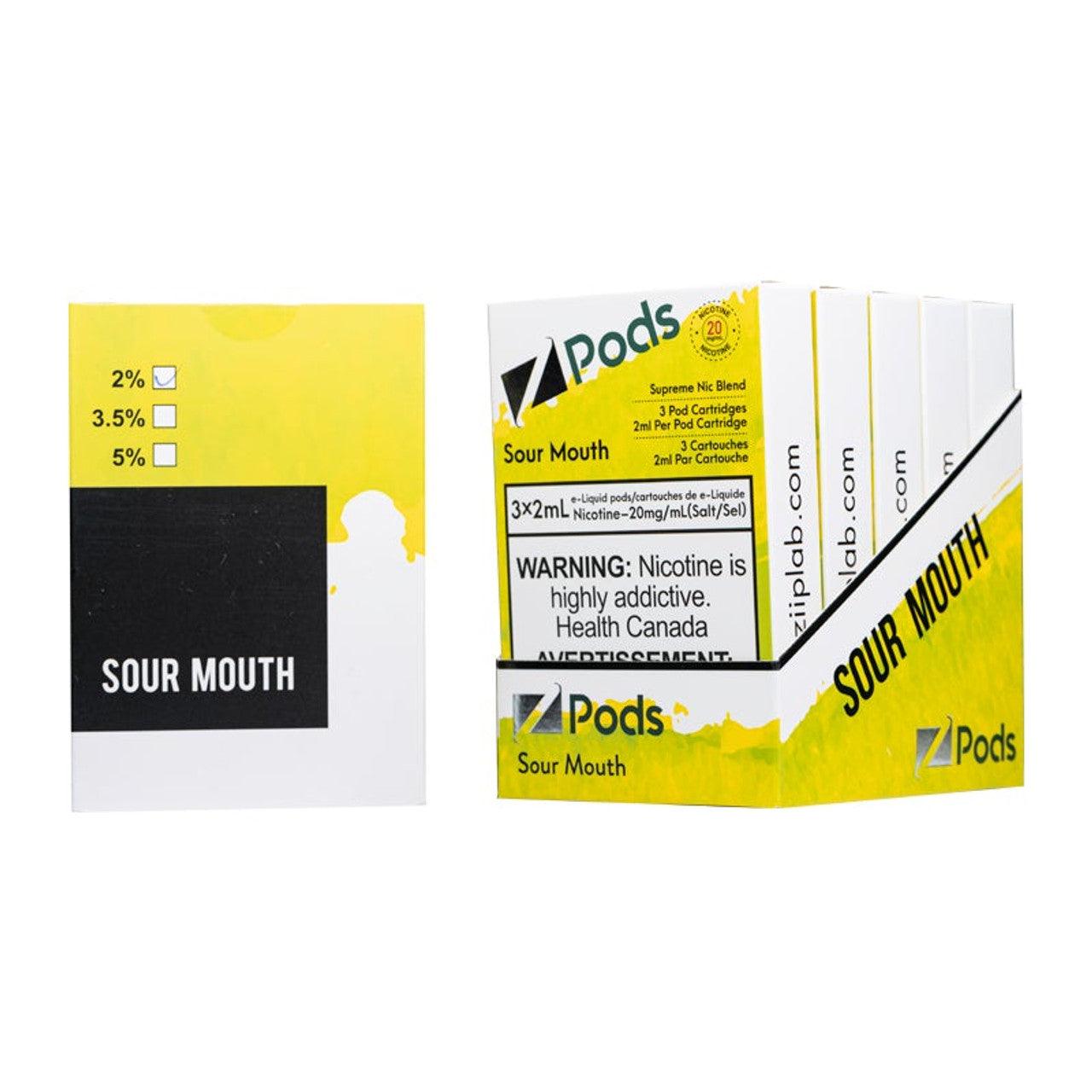 Z PODS Sour Mouth (S M) - Smoke FX