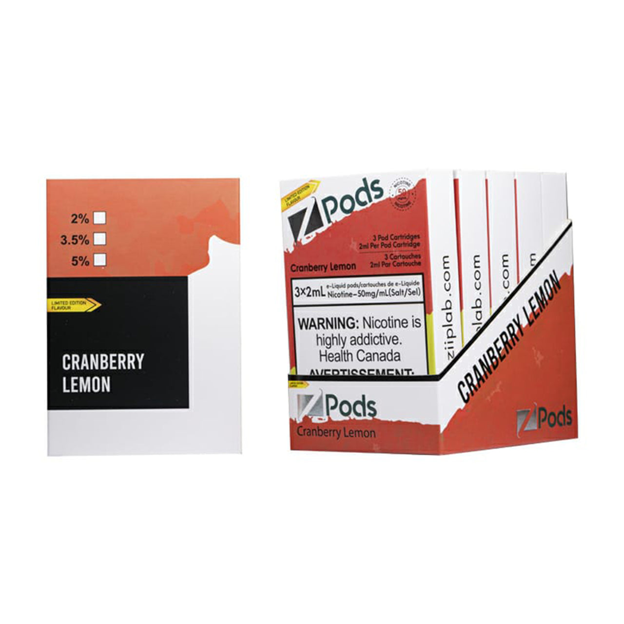 Z PODS Cranberry Lemon - Smoke FX