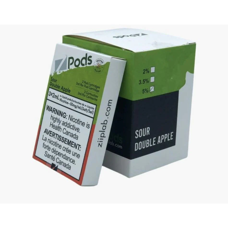Z PODS Sour Double Apple - Smoke FX