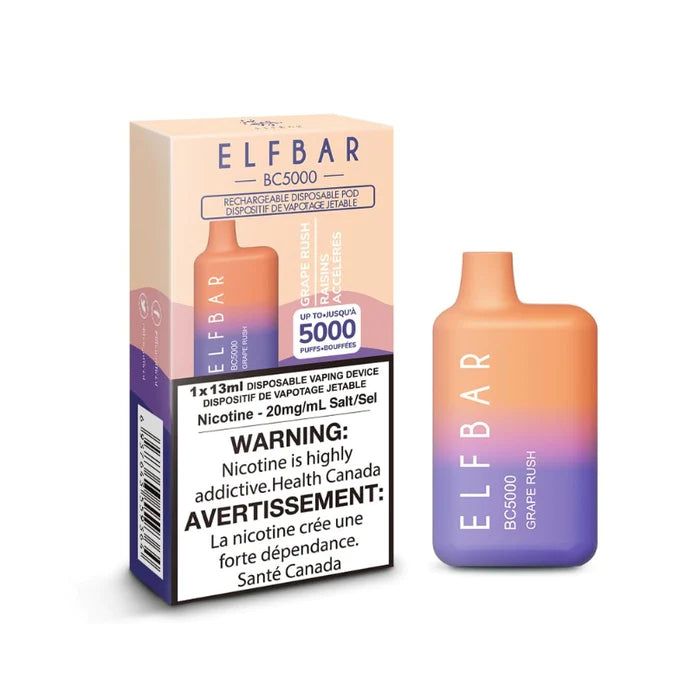 ELFBAR BC 5000 - Grape Rush - Smoke FX