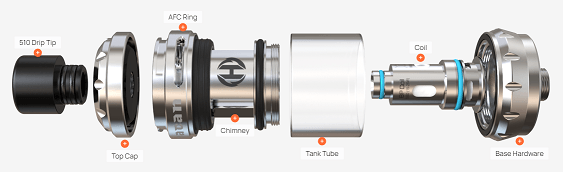 Aspire Huracan Mini (CRC) - Smoke FX