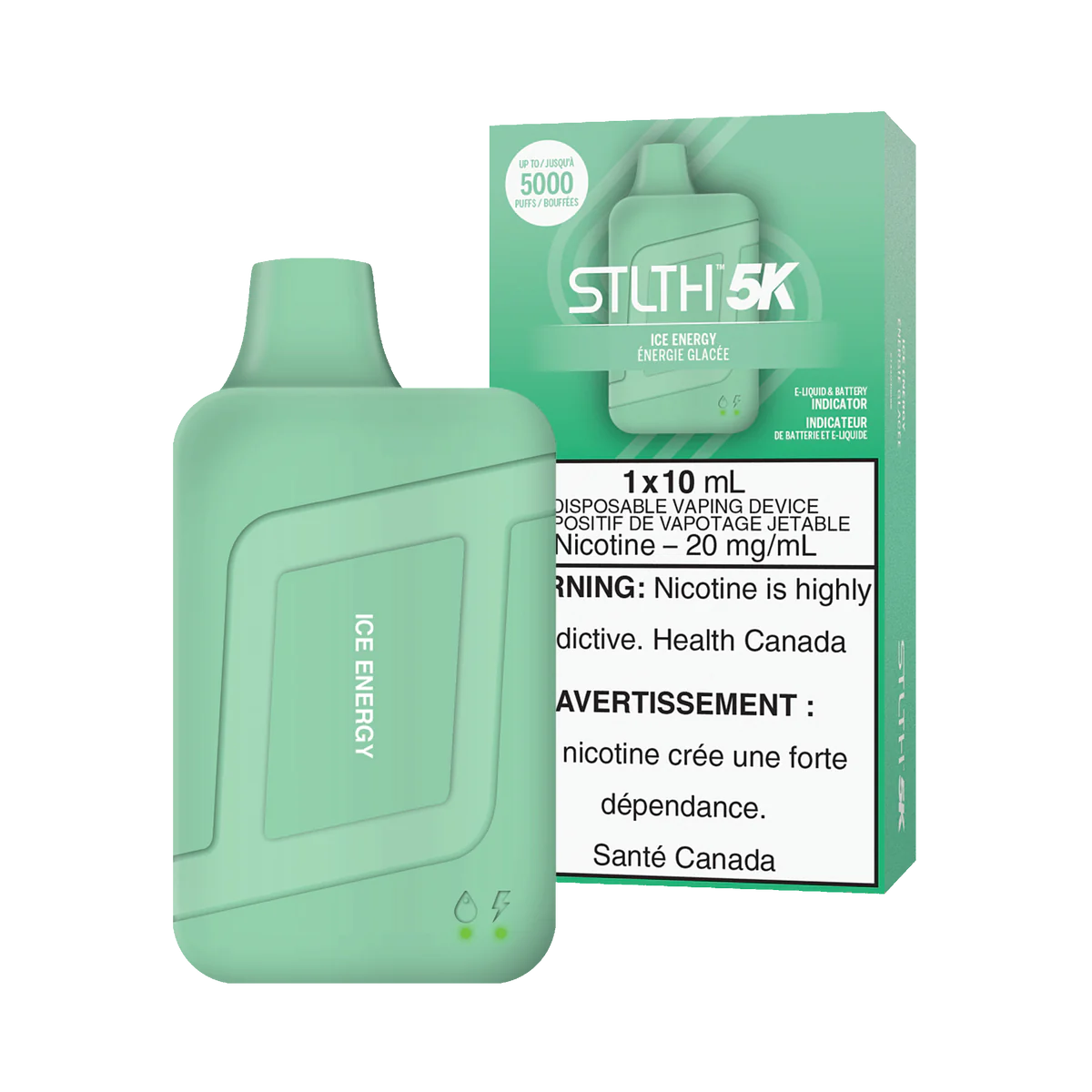 STLTH BOX 5K DISPOSABLE- ICE ENERGY - Smoke FX
