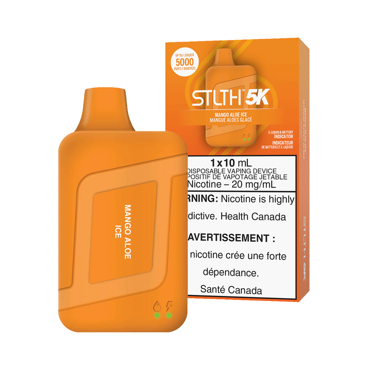 STLTH BOX 5K DISPOSABLE- STRAWNANA ICE - Smoke FX
