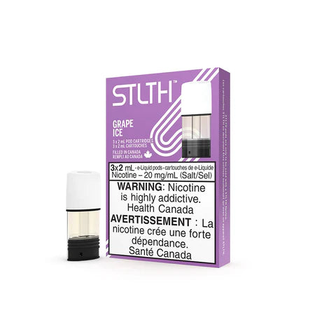 Stlth Pod Pack- Grape Ice - Smoke FX