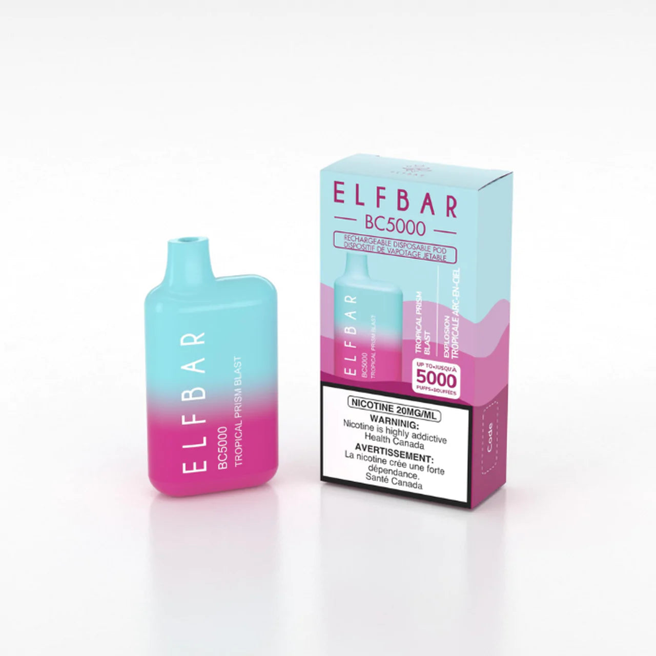 ELFBAR BC 5000 - Tropical Prism Blast - Smoke FX