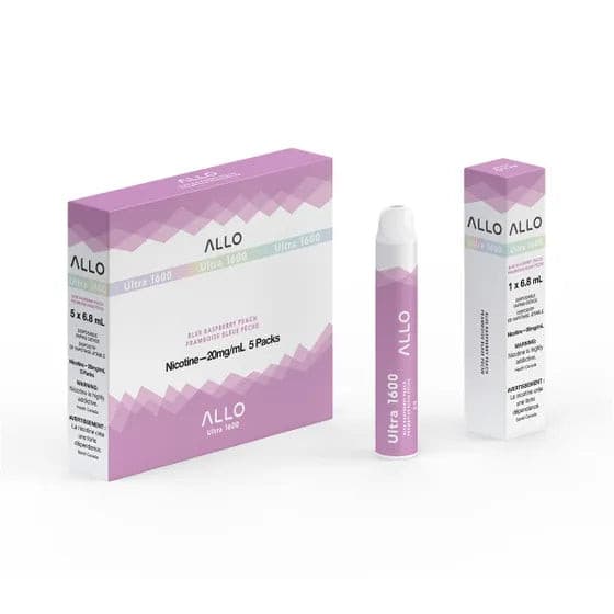 Allo Ultra 1600 Disposable - Blue Raspberry Peach - Smoke FX