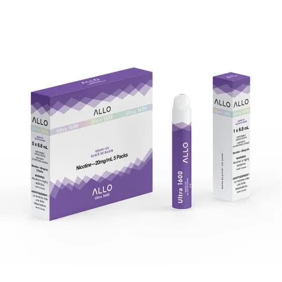 Allo Ultra 1600 Disposable - Grape Ice - Smoke FX