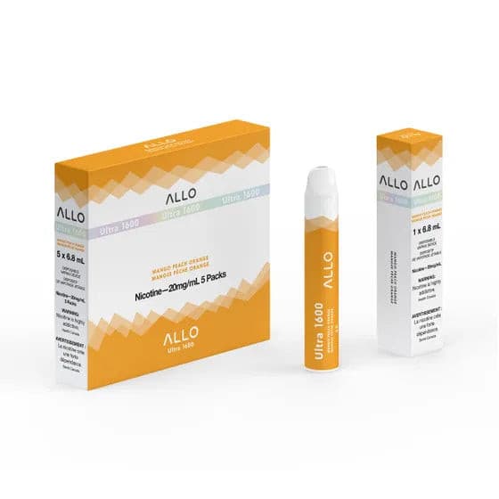 Allo Ultra 1600 Disposable - Mango Peach Orange - Smoke FX