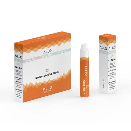 Allo Ultra 1600 Disposable - Peach - Smoke FX