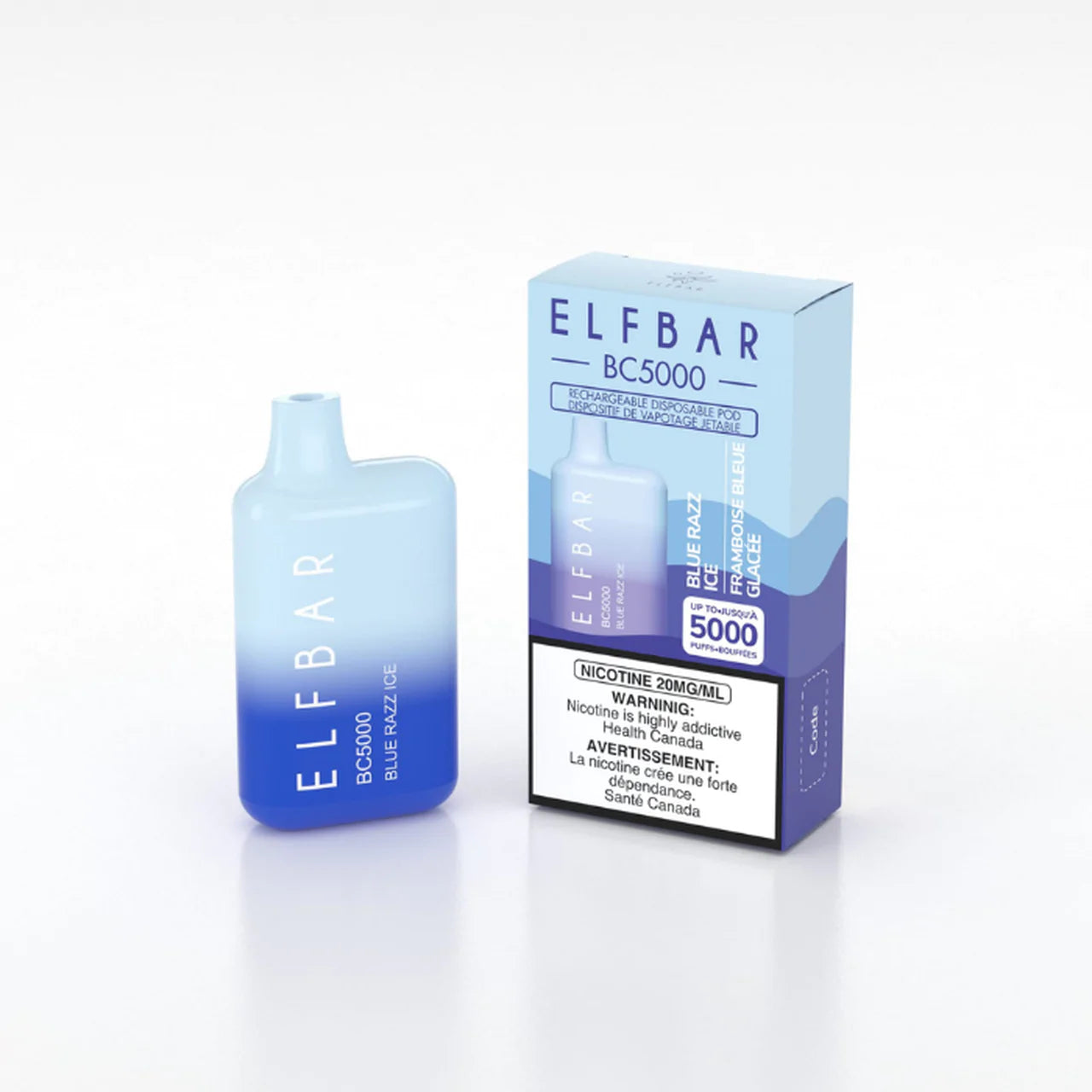 ELFBAR BC 5000 - Blue Razz Ice - Smoke FX