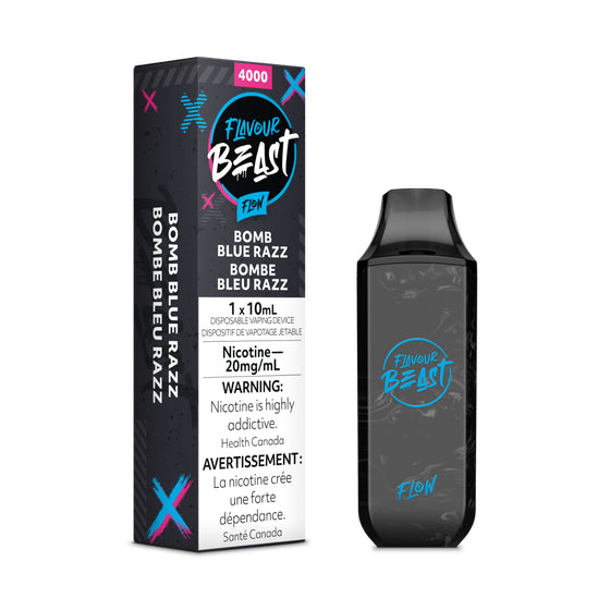 Flavour Beast Flow Disposable - Bomb Blue Razz - Smoke FX