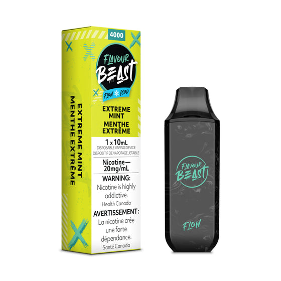 Flavour Beast Flow Disposable - Extreme Mint Iced - Smoke FX