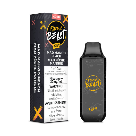 Flavour Beast Flow Disposable - Mad Mango Peach - Smoke FX