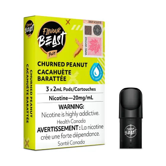 Flavour Beast Pod Pack - Churned Peanut - Smoke FX