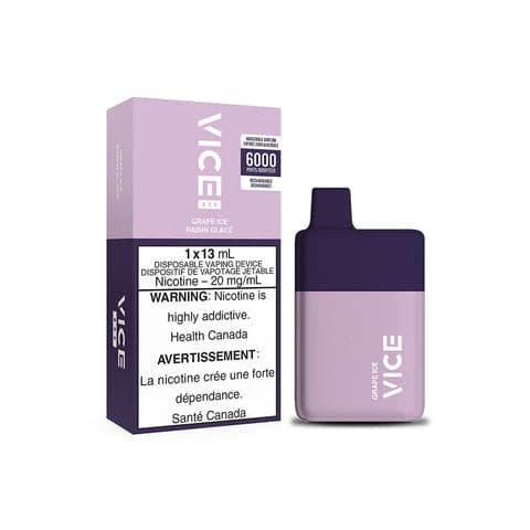 VICE BOX DISPOSABLE - GRAPE ICE - Smoke FX