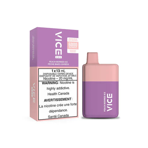 VICE BOX DISPOSABLE - PEACH BERRIES ICE - Smoke FX
