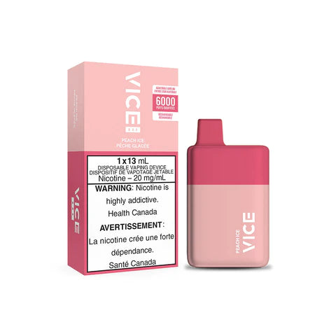 VICE BOX DISPOSABLE - PEACH ICE - Smoke FX