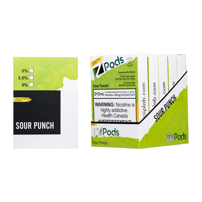 Z PODS Sour Punch - Smoke FX