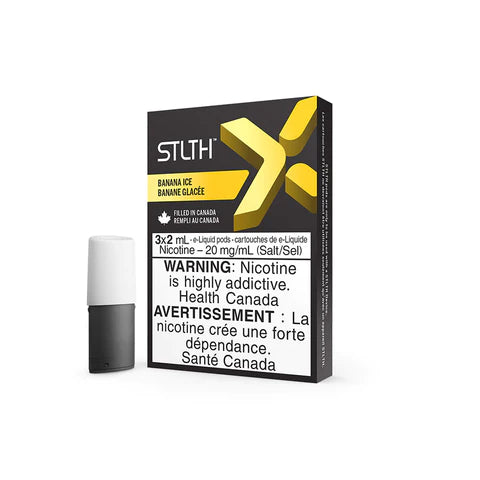 STLTH X POD PACK BANANA ICE (3 PACK) - Smoke FX