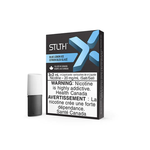 STLTH X POD PACK BLUE LEMON ICE (3 PACK) - Smoke FX