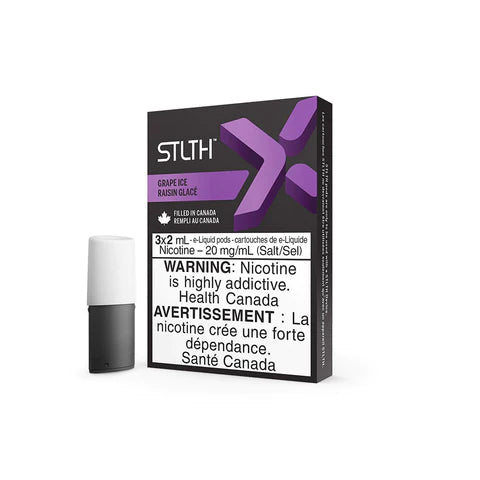 STLTH X POD PACK GRAPE ICE (3 PACK) - Smoke FX