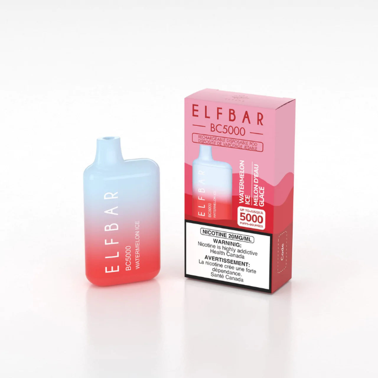 ELFBAR BC 5000 - Watermelon Ice - Smoke FX